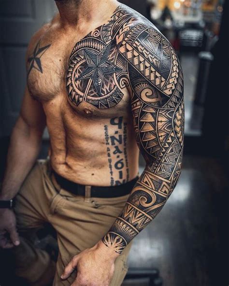 body chest tattoo